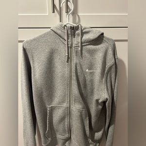 Medium grey Nike zip up sweater